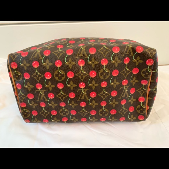 LOUIS VUITTON TAKASHI MURAKAMIX MONOGRAM CERISES SPEEDY 25 - Picture 12 of 12